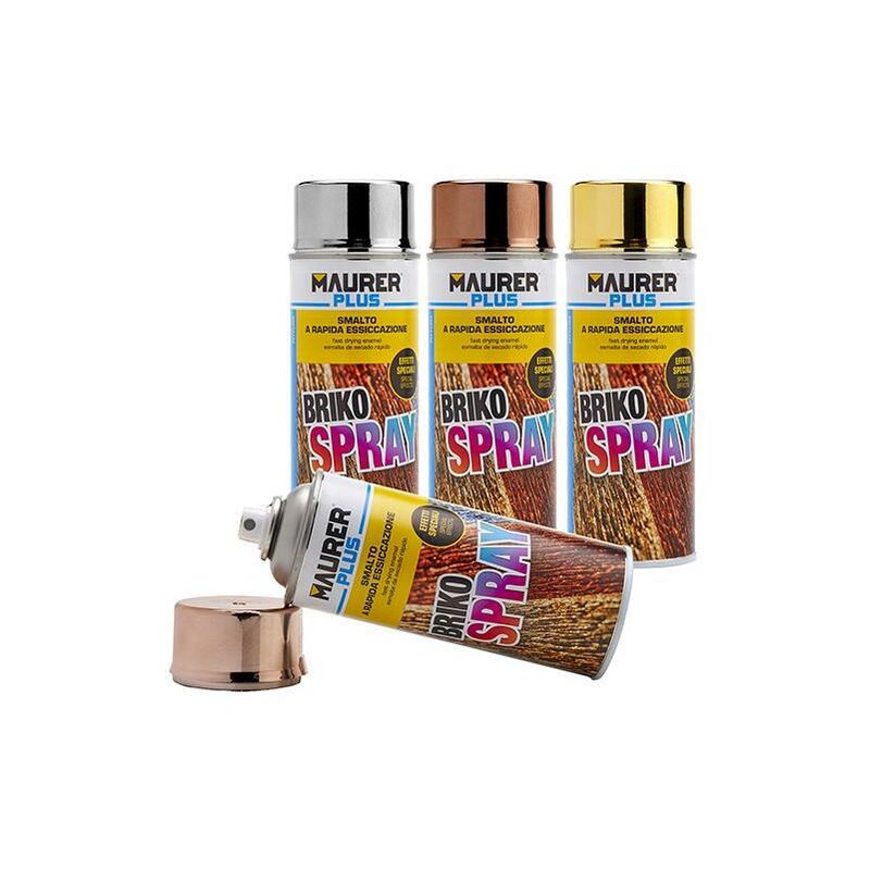 foto del prodotto maurer briko spray plus 400ml oro ricco pallido ral955