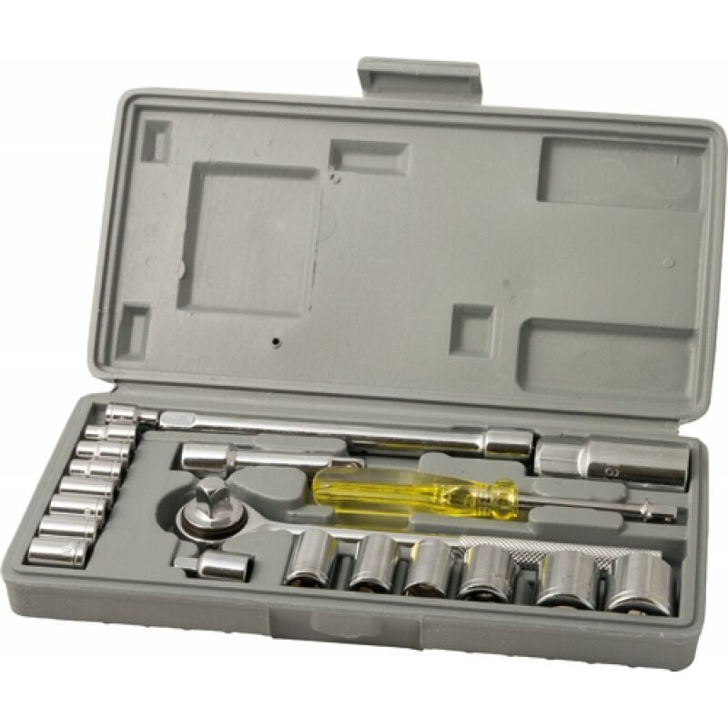 foto del prodotto maurer bussole in serie 21 pz attacco 1 4 pollici 3 8 pollici in valigetta pvc