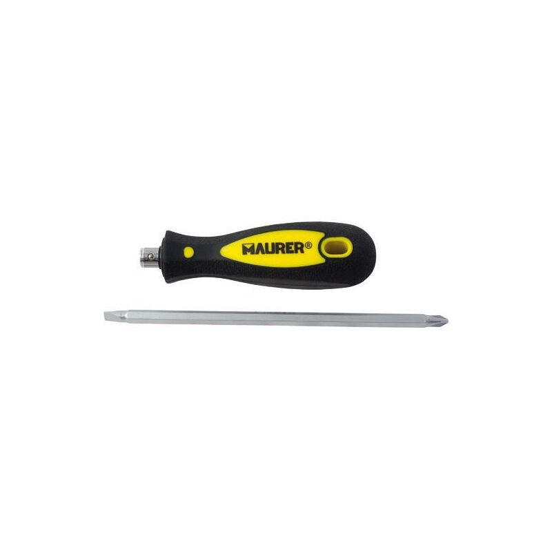foto del prodotto maurer cacciavite con lama acciaio doppia punta intercambiale tg cr 6x175 mm