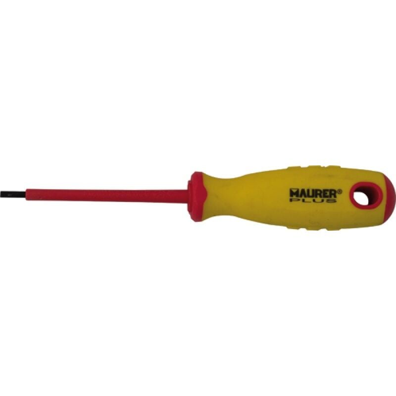 foto del prodotto maurer cacciavite isolante a taglio tg 1000v 0,8x4x100 mm plus