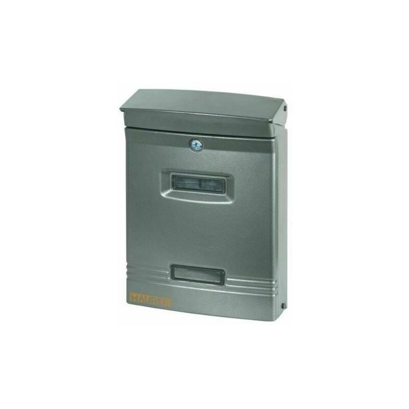 foto del prodotto maurer cassetta cassette postale in alluminio pony con tetto apribile 35181 