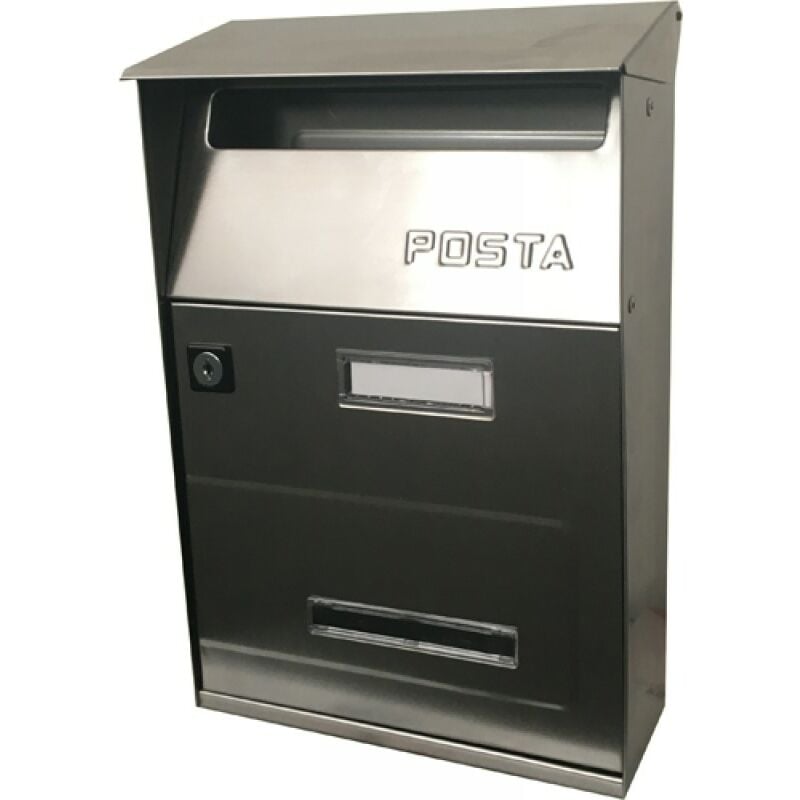 foto del prodotto maurer cassetta postale alubox effe t inox satinata