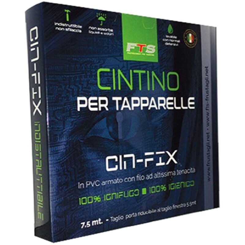 foto del prodotto maurer cintino per tapparelle in pvc mod. cin fix colore grigio 7.5mt