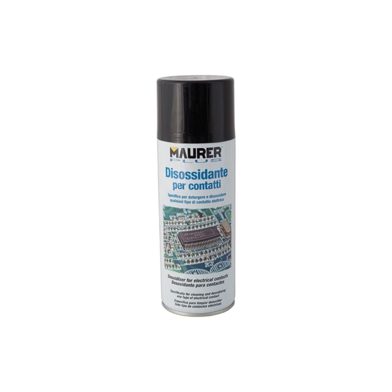 foto del prodotto maurer disossidante contatti spray plus 400 ml contatti elettrici elettronici detergente