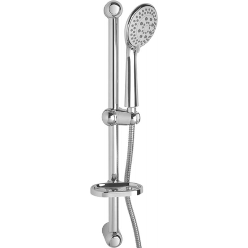 foto del prodotto maurer doccetta con saliscendi soffione doccia completo doccino con tubo dotty