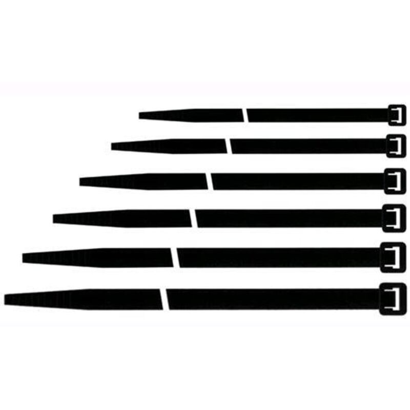 foto del prodotto maurer - fascette cablaggio nera 370x3,6 cf.100pz - cf. busta