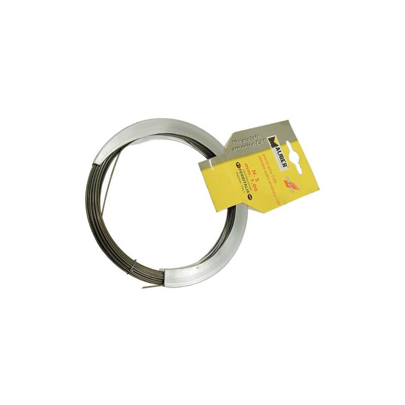 foto del prodotto maurer filo acciaio armonico c85 in matassina no10 7 metri 1,5 mm diametro no10 7 metri 1,5 mm