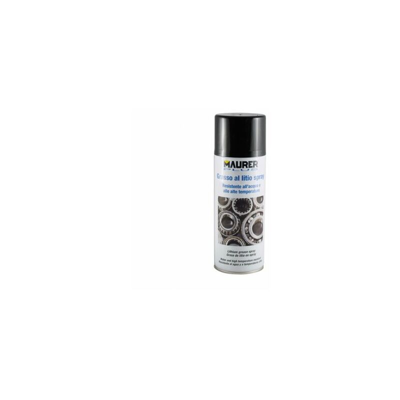 foto del prodotto maurer grasso al litio spray 400 ml lubrificante multiuso per ingranaggi, snodi