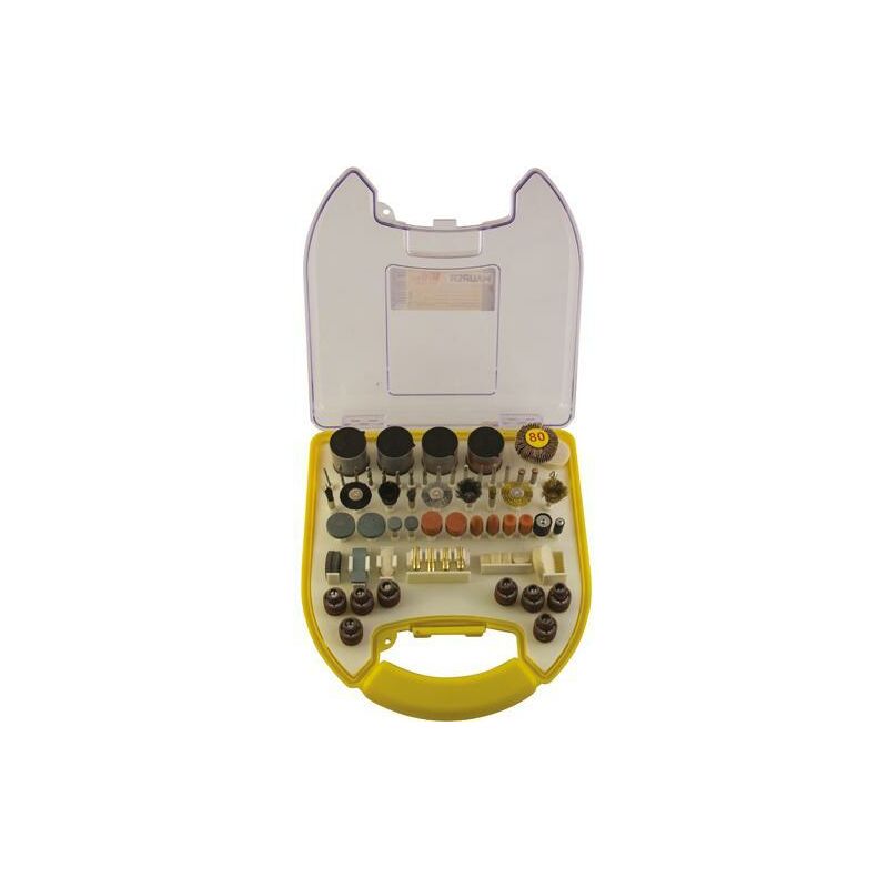 foto del prodotto maurer kit 186 pz accessori per smerigliatrice mini mod. sm 234 yamato in valigetta