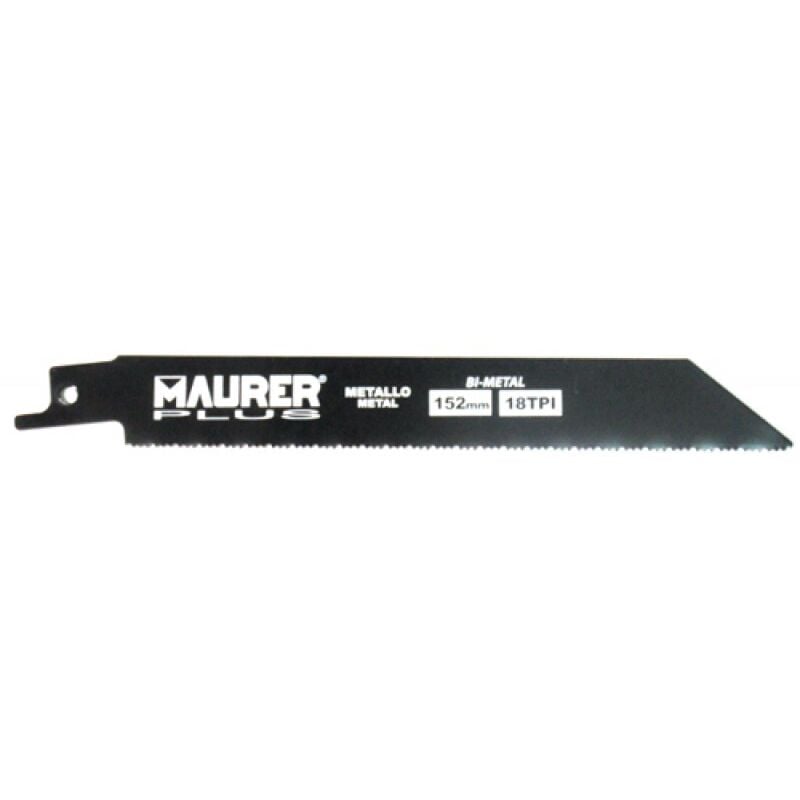 foto del prodotto maurer lama metallo sega gattuccio plus 152mm 18t cf. blister 5pz