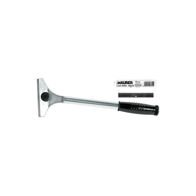 foto del prodotto maurer lame per raschietto art.93930 10 pz lama 100x14 mm cf. in blister