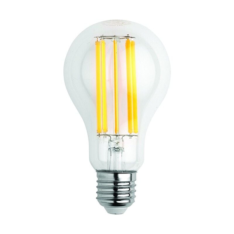 foto del prodotto maurer lampada led filamento goccia e27 7w 806l 2700k l.calda