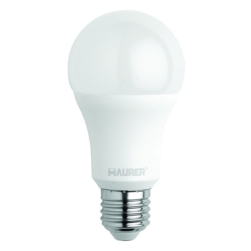 foto del prodotto maurer lampadina led standard con filettatura e27. 16 watt. equivalente a 130 watt. 1901 lumen. 2.700 k luce calda.