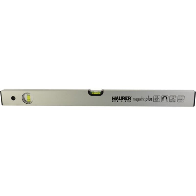 foto del prodotto maurer livella rettangolare magnetica magnetic plus 30 cm misura 50x22 mm plus