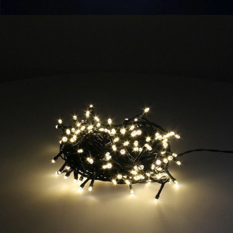 foto del prodotto maurer luci di natale 180 led colore bianco caldo ip44