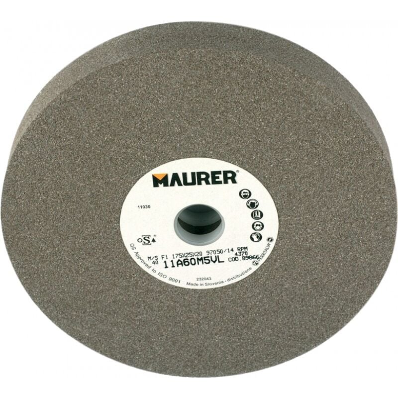 foto del prodotto maurer mola abrasiva corindone 150x20x16 gr 60