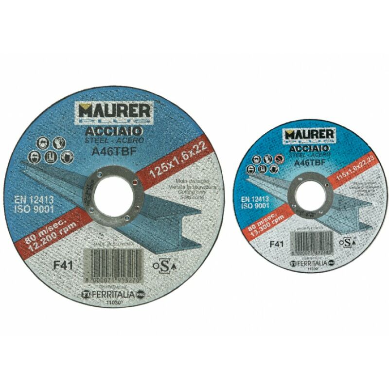 foto del prodotto maurer mola taglio ferro plus mm 230 x3 5 1