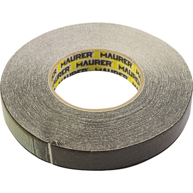 foto del prodotto maurer nastro antiscivolo adesivo colore nero lunghezza 18,2 metri altezza 25 mm