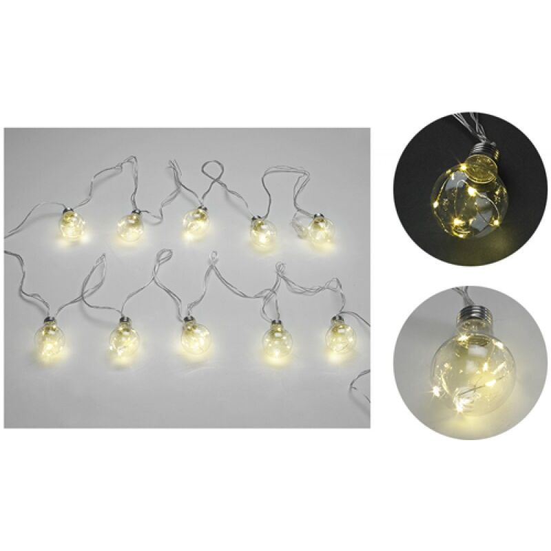 foto del prodotto maurer natale luci 10 lampade decor. microled l.bianca calda int est
