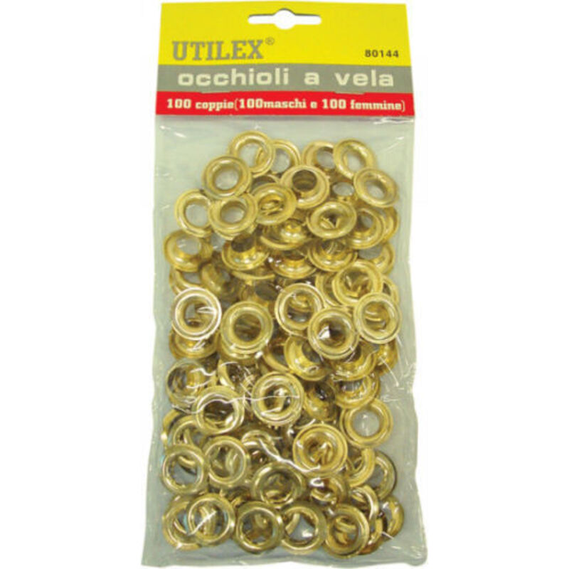 foto del prodotto maurer - occhioli a vela occhiolo occhiello a vela 100 coppie 80144