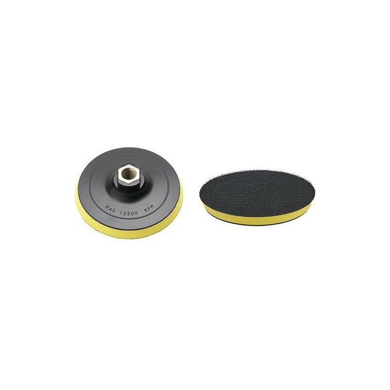 foto del prodotto maurer platorello con biadesivo per smerigliatrice dischi abrasivi ma14 178mm 19542 