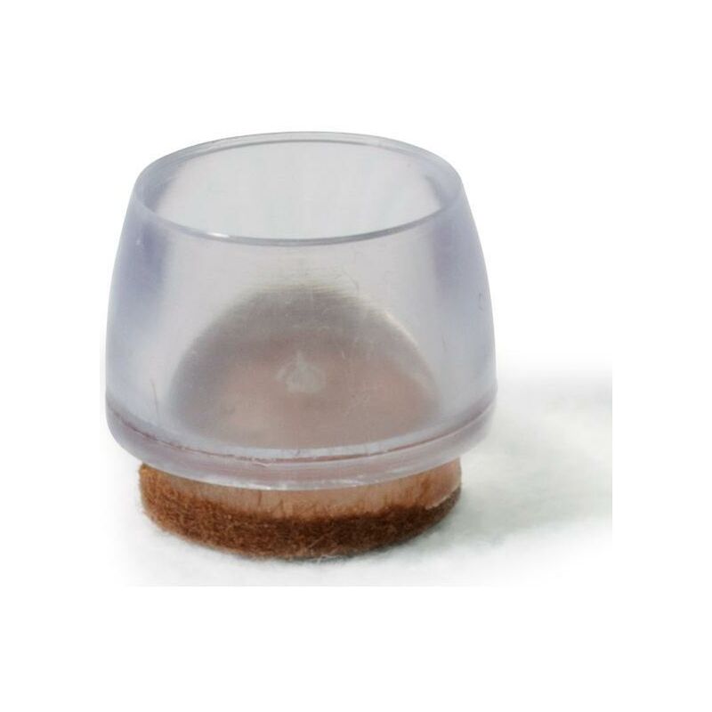 foto del prodotto maurer puntali in pvc trasparente con feltro 16mm blister da 8 pz