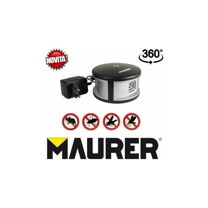 foto del prodotto maurer repellente ultrasuoni x topi e insetti 360 