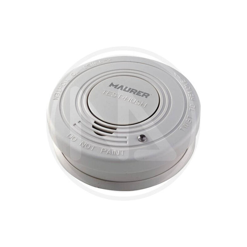 foto del prodotto maurer rilevatore di fumo a batteria con sensore fotoelettrico