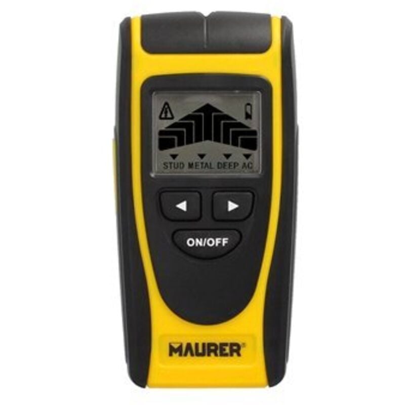 foto del prodotto maurer - rivelatore di materiale da parete de. multifunzionale trova metalli, legno, cavi, tubi. display lcd.