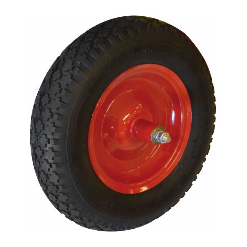 foto del prodotto maurer ruota pneumatica per carriola ruota 350 mm asse 150 mm