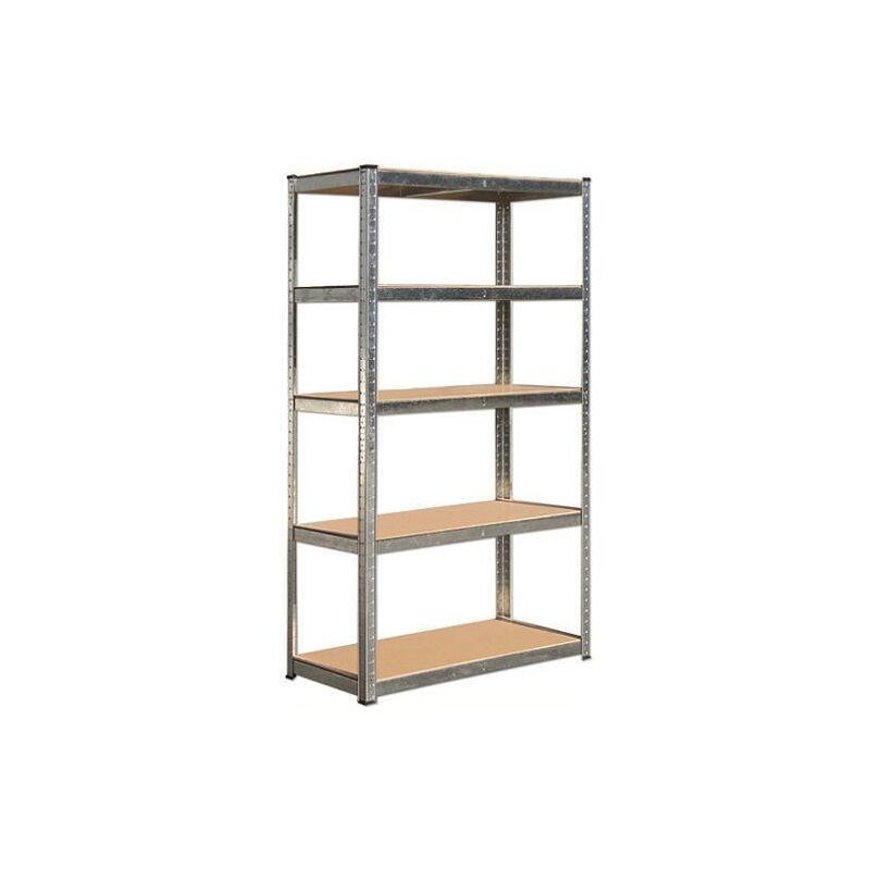 foto del prodotto maurer scaffale kit ad incastro 90x40x180hcm zincato rip.legno