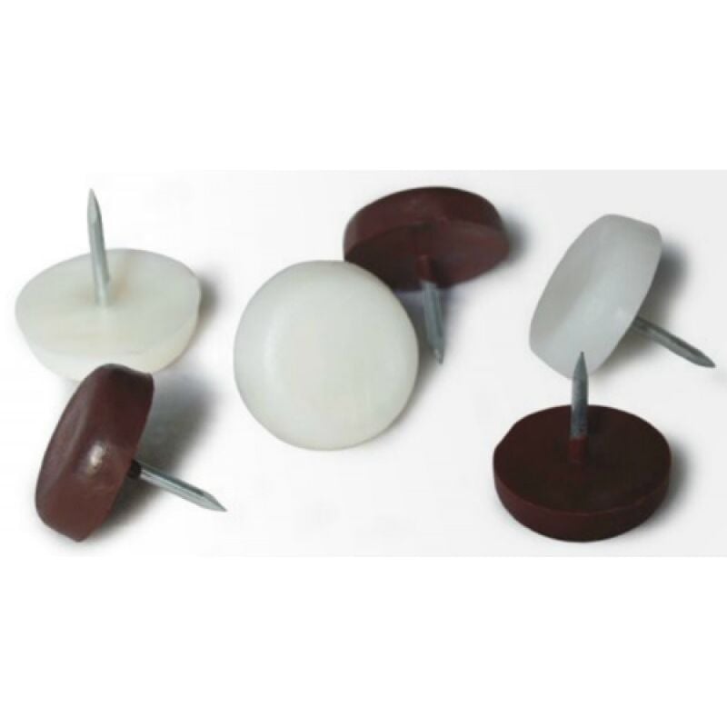 foto del prodotto maurer scivoli in pvc c chiodo 15mm bianco cf. blister 8pz