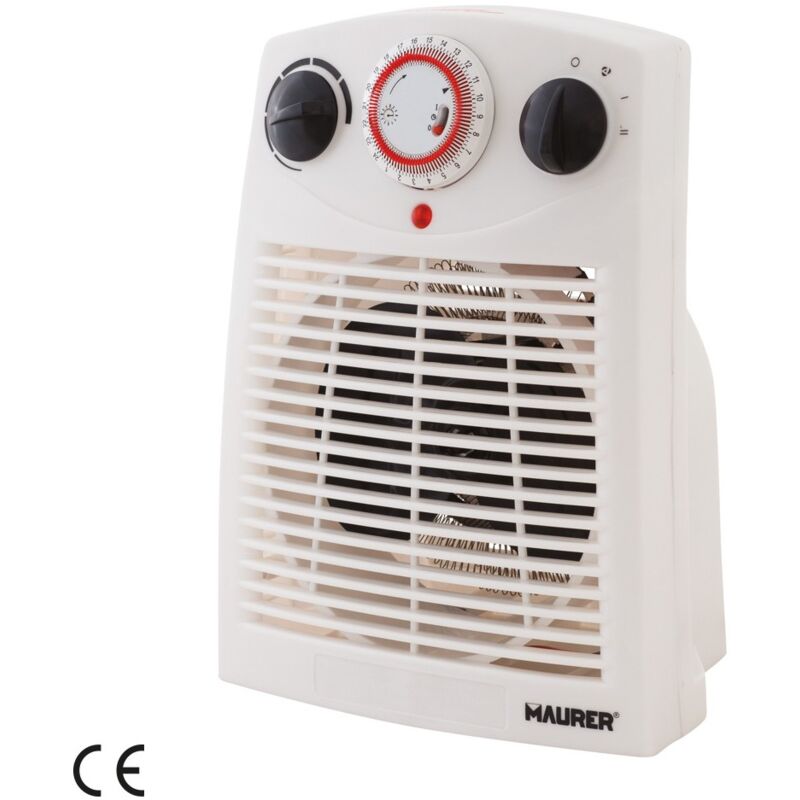 foto del prodotto maurer termoventilatore borabora 1000 2000 w con timer
