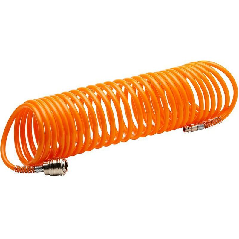 foto del prodotto maurer tubo a spirale ad aria compressa 15 metri adattatore rapido.