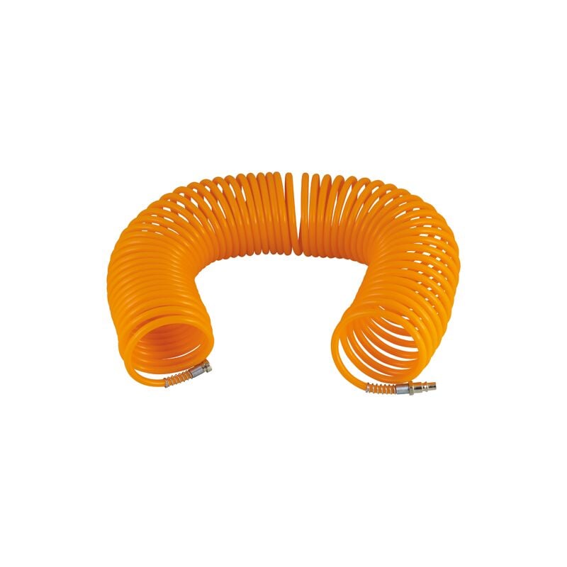 foto del prodotto maurer tubo aria compressa flessibile per compressore 15 metri raccordo spirale 18331 