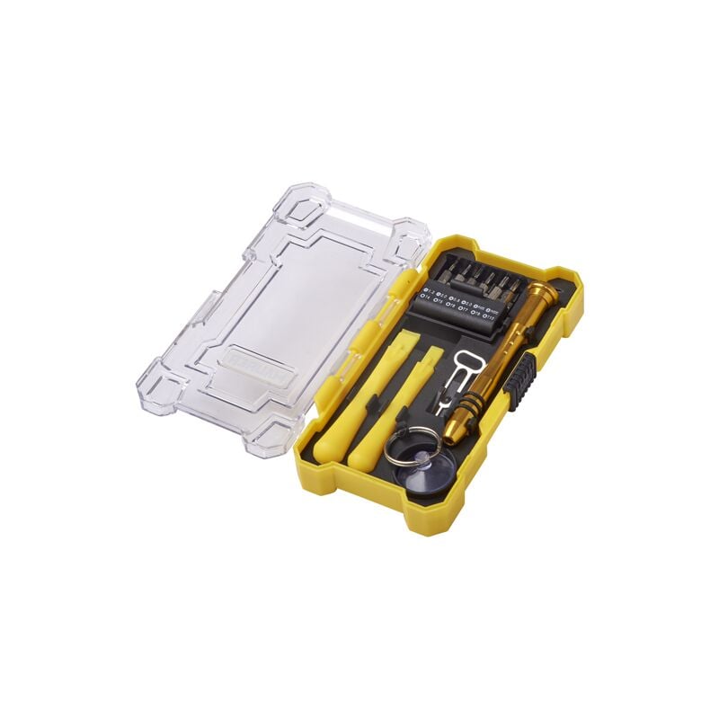 foto del prodotto maurer utensili di precisione per riparazione cellulari set 17 pz.smartphone 51034