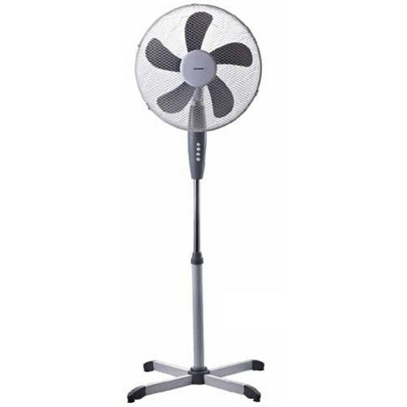 foto del prodotto maurer ventilador pie 40 x 135 cm. 45 w. oscilaci n automatica, altura regulable, cabezal inclinable, base estable 60x60 cm.