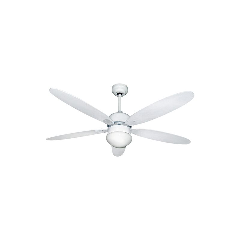 foto del prodotto maurer ventilatore a soffitto con telecomando 5 pale con luce ibisco