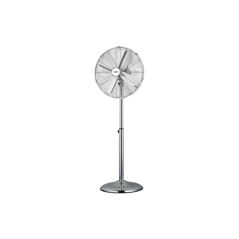 foto del prodotto maurer ventilatore piantana in metallo cromato felce 40cm h125cm