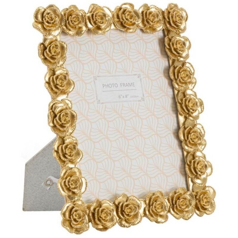 foto del prodotto mauroferretti - cornice rose decorativa piccola cm 21x2,5x25,5 (interno 15x20) - rossen piccola