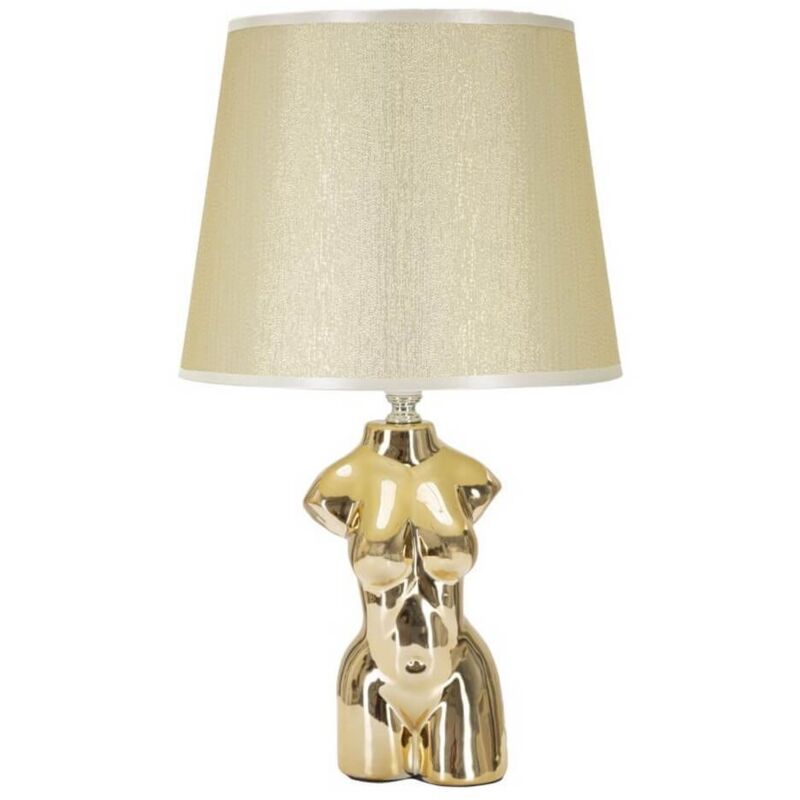 foto del prodotto mauroferretti lampada da comodino donna cm 25x39,5 glam woman