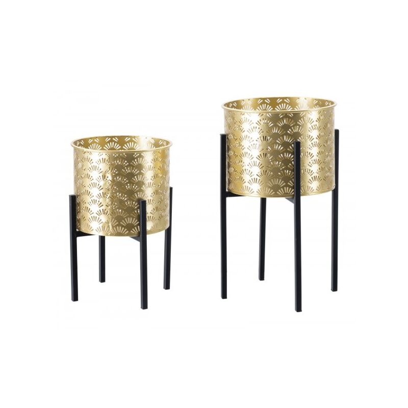 foto del prodotto mauroferretti p vasi glissy stand coppia a cm 21x38 19x28