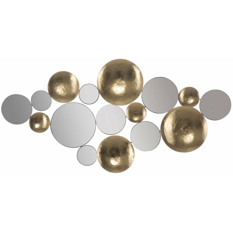 foto del prodotto mauroferretti pannello specchio decorativo color oro per decorazioni ambienti
