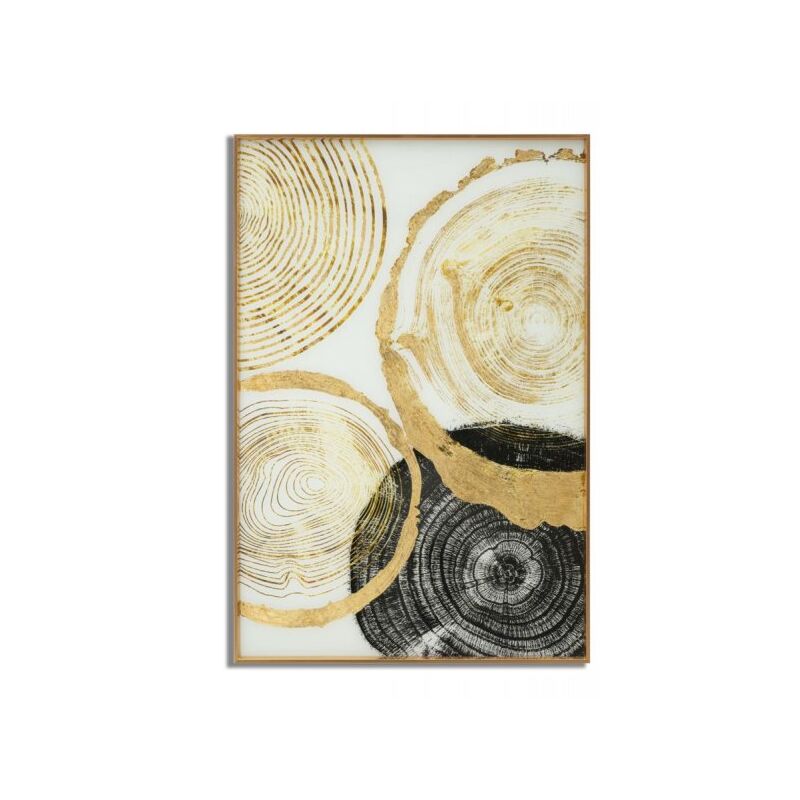 foto del prodotto mauroferretti pannello vetro c cornice woody cm 60x3,5x90