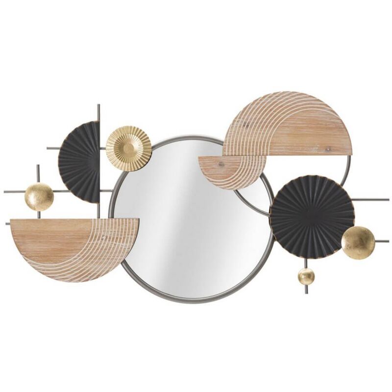 foto del prodotto mauroferretti - specchio da muro astratto 90,2x50,2 cm - lines