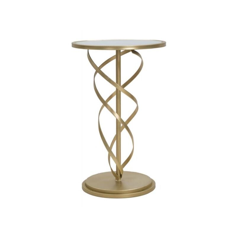 foto del prodotto mauroferretti tavolinetto glam spiral cm 38x61,5