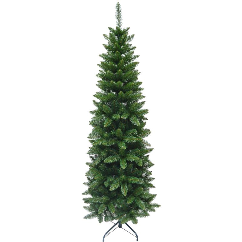 foto del prodotto maury s albero di natale extra slim 150 cm verde con 317 rami