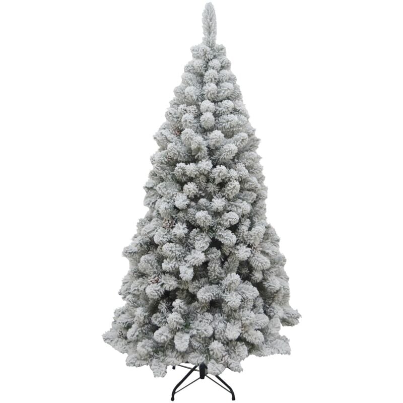 foto del prodotto maury s albero di natale roccaraso 150 cm con neve innevato artificiale