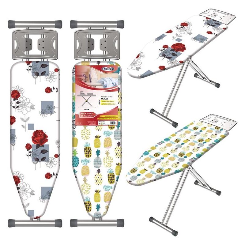 foto del prodotto maury s asse da stiro maxi regolabile 38 x 96 cmin colore assortito