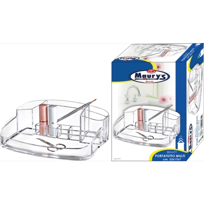 foto del prodotto maury s beauty porta cosmetici multiuso 23 x 17 x h7 cm